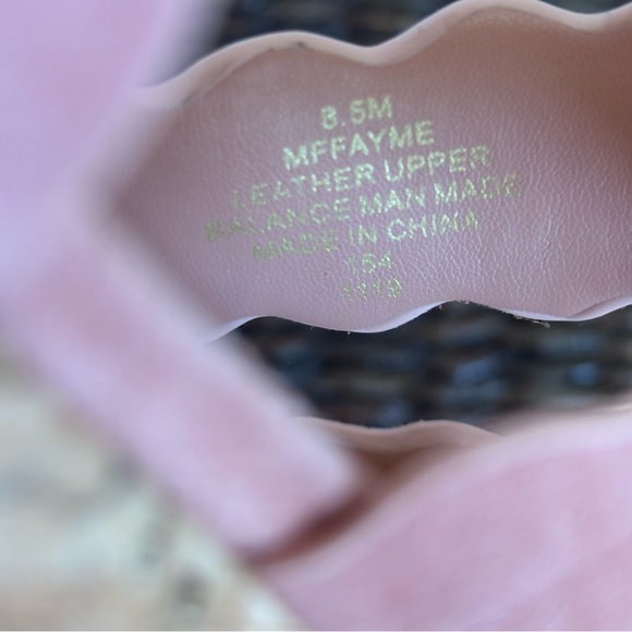 Final sale New Marc Fisher Fayme real Suede Pink Wedge Sandals size 8.5 - Picture 14 of 14